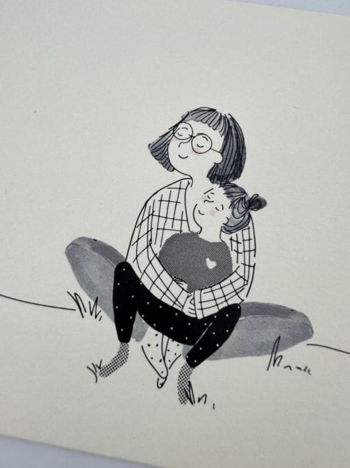 Carte My Lovely Thing - Une maman et sa fille