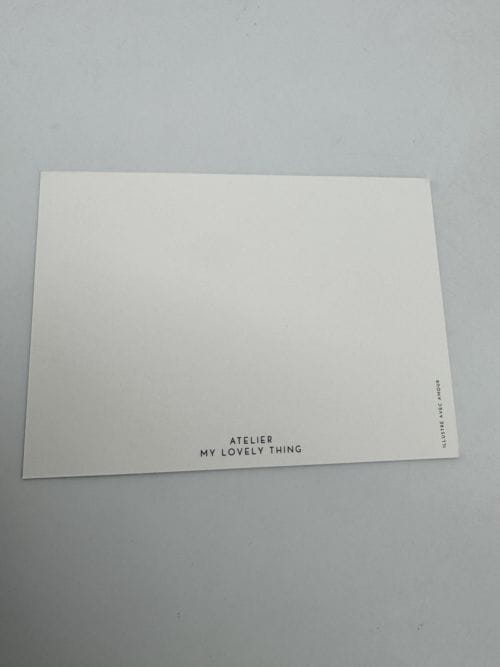 Carte My Lovely Thing - Joyeuses fêtes - Un chalet dans la montagne enneigée