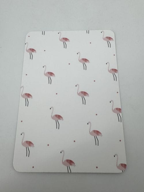 Carte My Lovely Thing - Flamands roses