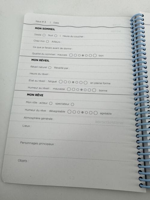 Carnet de notes Rêves Party - Papier Tigre - 138 pages numérotées