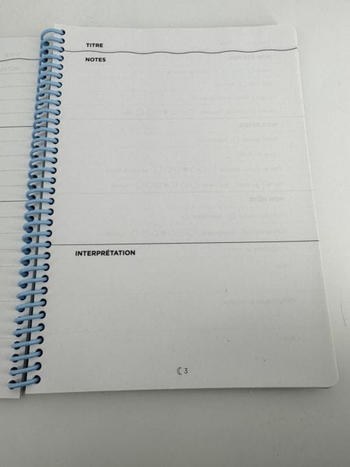 Carnet de notes Rêves Party - Papier Tigre - 138 pages numérotées