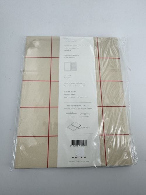 Carnet Notem - Plain sheets with margins - Ruled sheets with margins - lignes rouges - Feuilles simples avec marges - Feuilles lignées avec marges - 160 pages