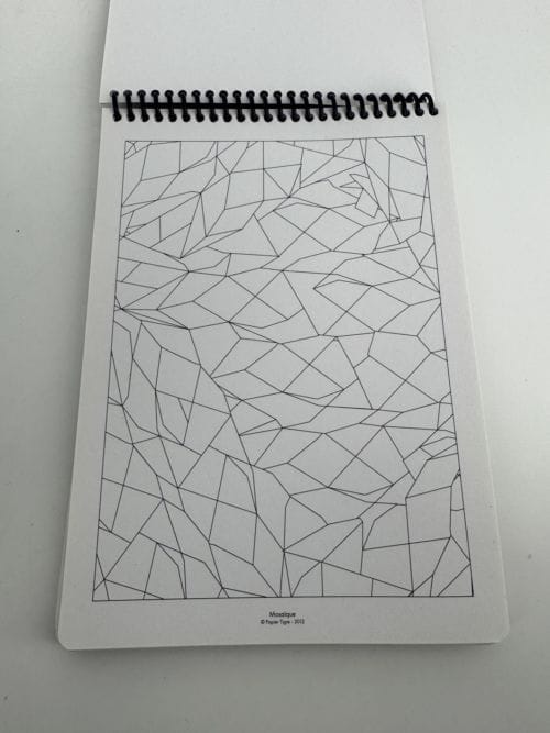 Carnet de coloriages à spirale - Papier Tigre