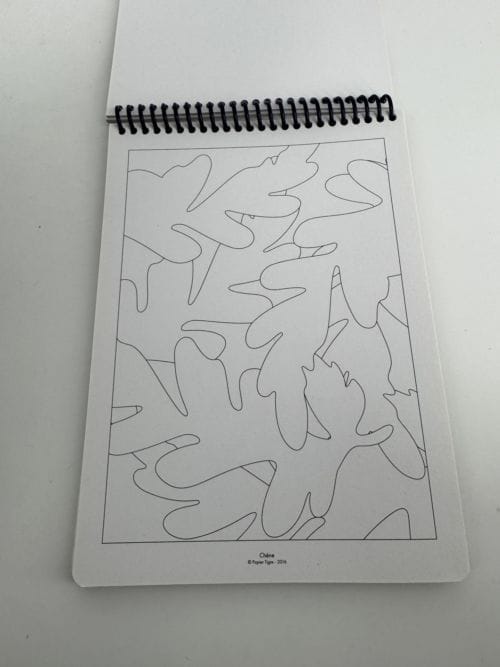 Carnet de coloriages à spirale - Papier Tigre
