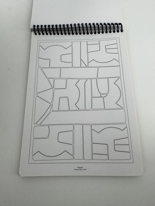 Carnet de coloriages à spirale - Papier Tigre