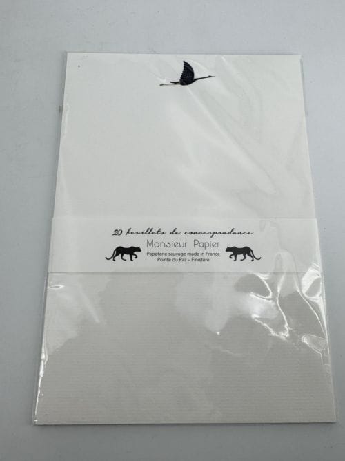 Feuillets de correspondances - Monsieur Papier - 20 pages