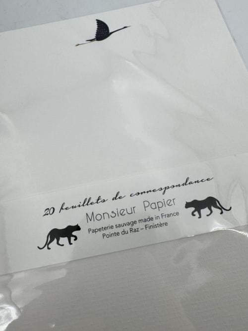 Feuillets de correspondances - Monsieur Papier - 20 pages