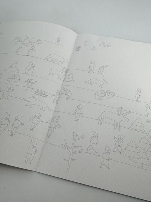 Cahier de coloriage n°2 jaune - Editions Petit gramme - 7 planches A3 - 5 pages d'apprentissage