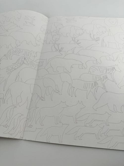 Cahier de coloriage n°2 jaune - Editions Petit gramme - 7 planches A3 - 5 pages d'apprentissage