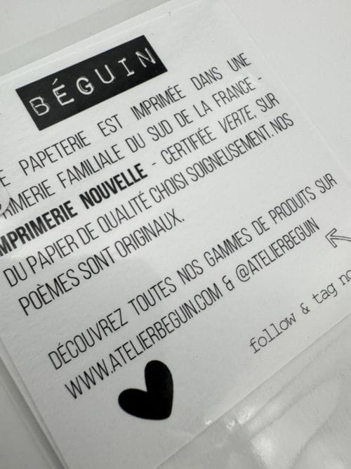 Affiche - Atelier Béguin - Jusqu'à ce que l'amor nous répare