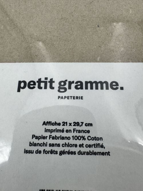 Affiche signée - Petit Gramme - Marlène Janin - oiseaux en vol