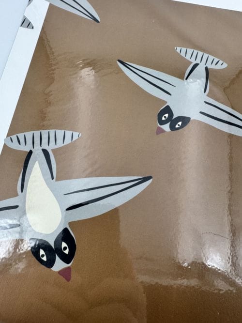 Affiche Monsieur Papier - 3 oiseaux en vol