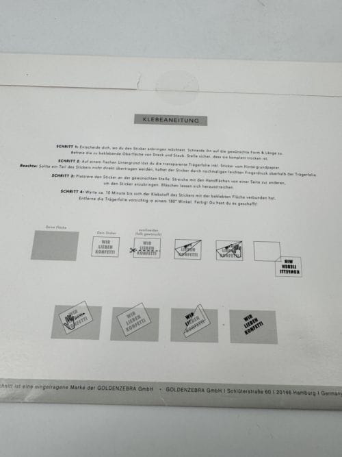 Sticker Eulenschnitt - Paysage de neige avec son guide de collage