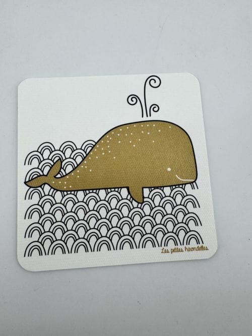 Carte Les petites hirondelles - Baleine et forêt