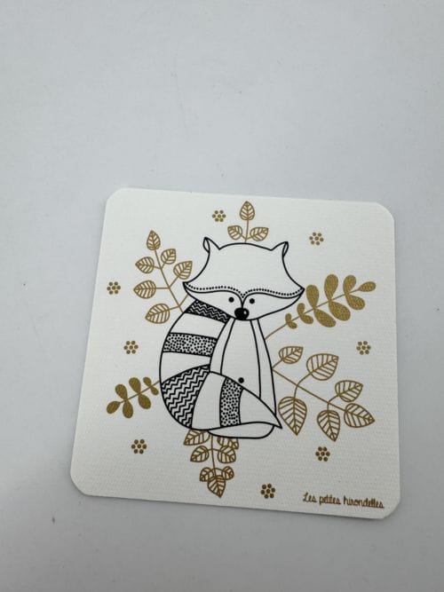 Carte Les petites hirondelles - Renard et Fougère