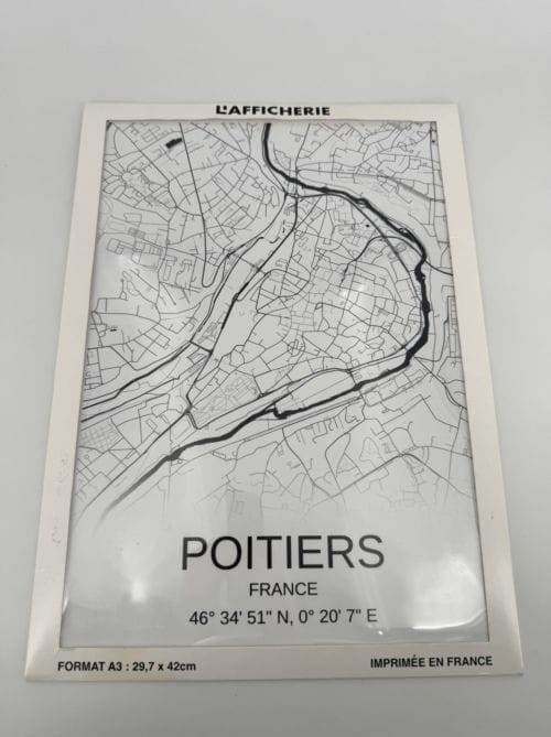 Affiche Poitiers - éditions L'afficherie