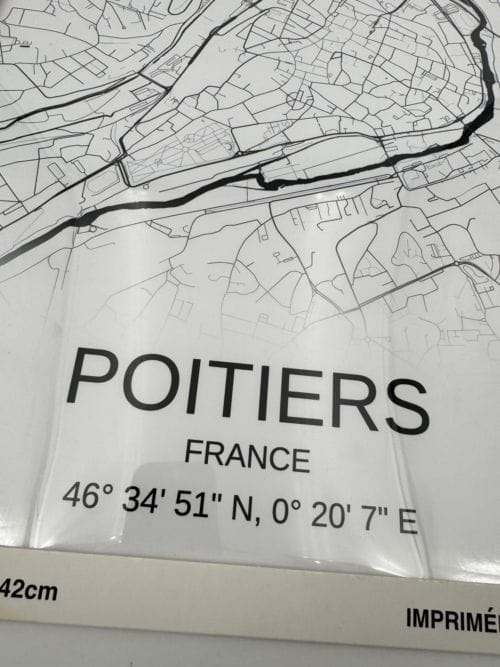 Affiche Poitiers - éditions L'afficherie