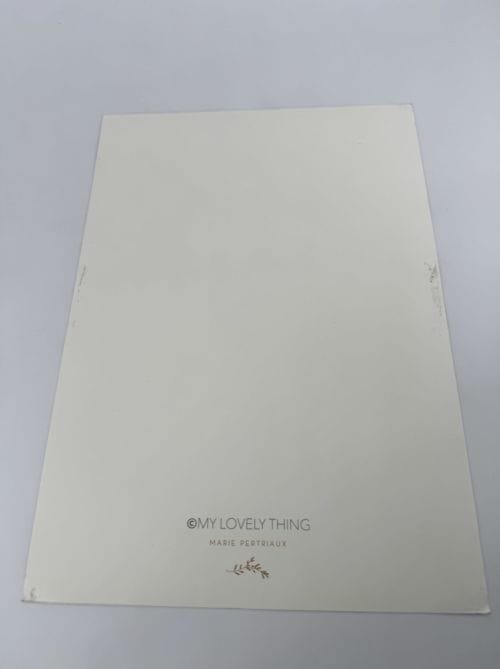 Affiche My Lovely Thing - Une mère et sa fille bisou (2 taches au verso)