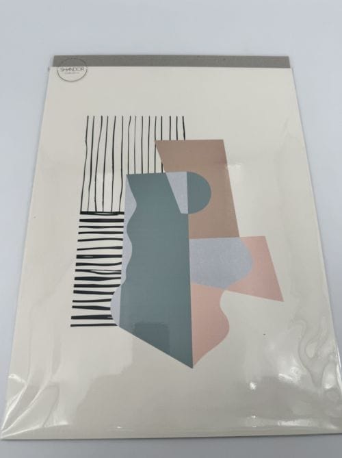 Affiche Shandor - Cubisme Rayures noires