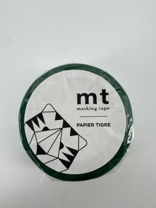 Ruban de masquage vert Papier Tigre - Masking Tape - 7 mètres x 15 mm