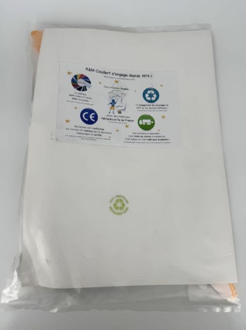 Lampe Suspendue Enfant Montgolfière R&M Coudert Orange 46cm de Haut 3760139953321