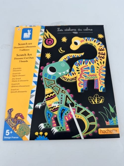 Les ateliers du calme - Scratch art dinosaures 3700217378899