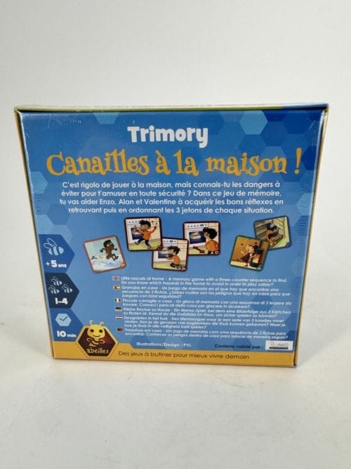Canailles à la maison - Jeu de mémoire coopératif - Abeilles éditions 3760159430284