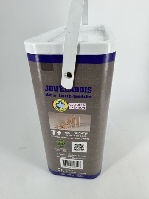 Baril de 100 pièces en bois Jeu pour enfant Jouécabois 3760147600101
