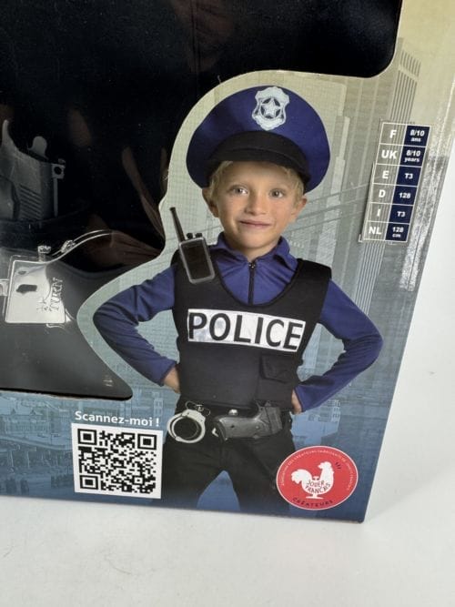 Déguisement policier 8/10 ans Cesar 3217670122315