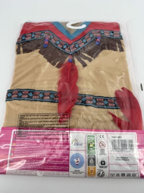 Déguisement indienne 3-5 ans César 3217670116802