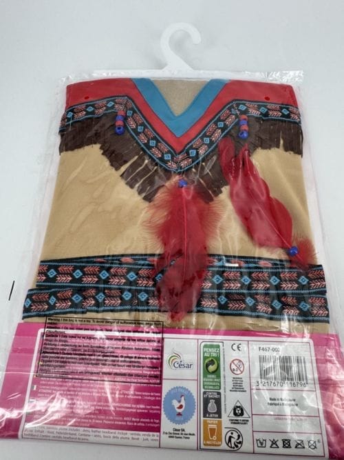 Déguisement indienne 5-7 ans César 3217670116802