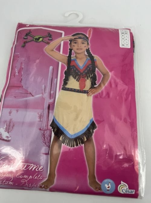 Déguisement indienne 8-10 ans César 3217670116802