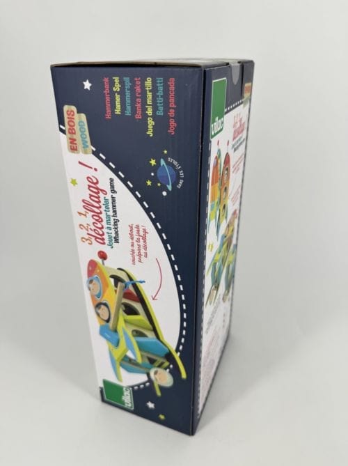 Jouet à marteler Fusée dans les étoiles en bois coloré Vilac 3048700024459