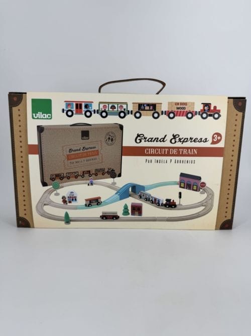 Circuit De Train Grand Express en bois Ingela P.Arrhenius Vilac 3048700076069