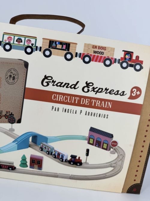 Circuit De Train Grand Express en bois Ingela P.Arrhenius Vilac 3048700076069