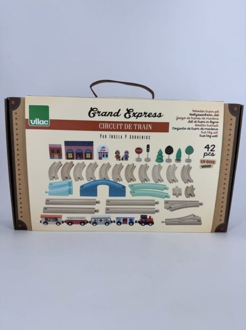 Circuit De Train Grand Express en bois Ingela P.Arrhenius Vilac 3048700076069