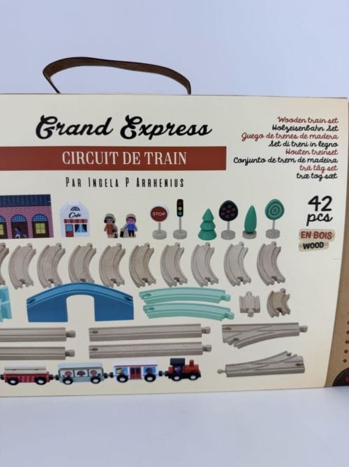 Circuit De Train Grand Express en bois Ingela P.Arrhenius Vilac 3048700076069