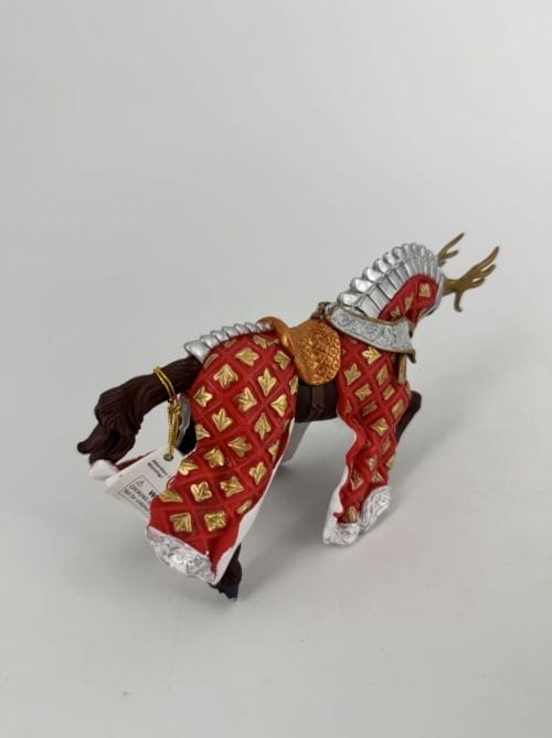 Cheval du Maître des armes cimier cerf - Rouge - PAPO 3465000399122