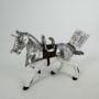 Figurine cheval blanc en armure - Papo 3465000397999