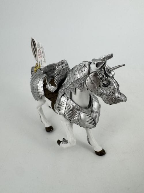 Figurine cheval blanc en armure - Papo 3465000397999