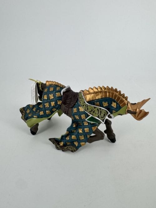 Figurine cheval du maître des armes cimier dragon - Papo 3465000399238