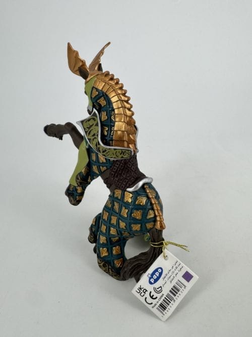 Figurine cheval du maître des armes cimier dragon - Papo 3465000399238