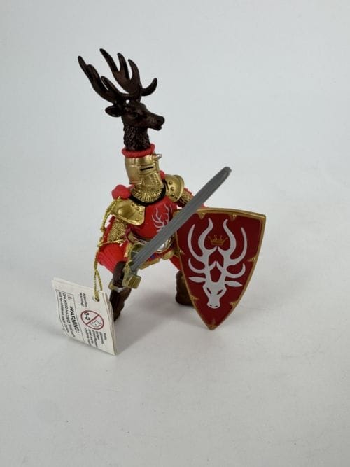 Figurine Maître des armes cimier cerf - vert - PAPO 3465000399115