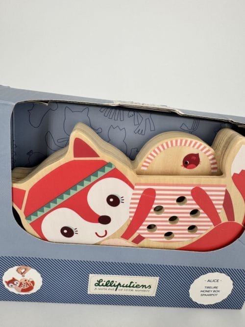 Tirelire en bois Alice Lilliputiens 5414834832341