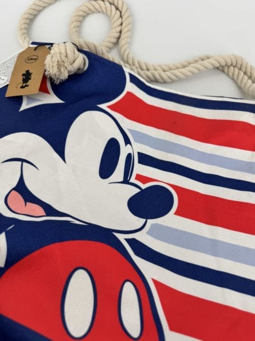 Mickey Sac avec anses en corde - Cerda - 100% Polyester - Disney - Ref 2100002400
