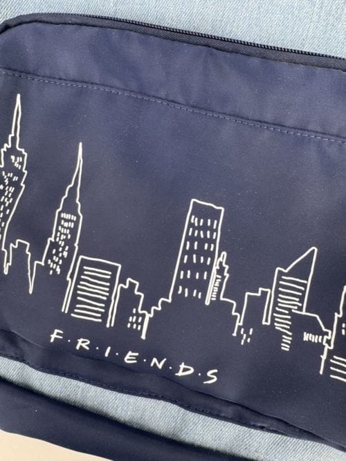 Friends petit sac à dos bleu - Blue Sky - Warner Bros - Ref SLF 019
