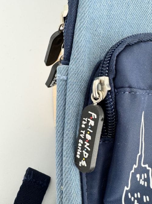 Friends petit sac à dos bleu - Blue Sky - Warner Bros - Ref SLF 019