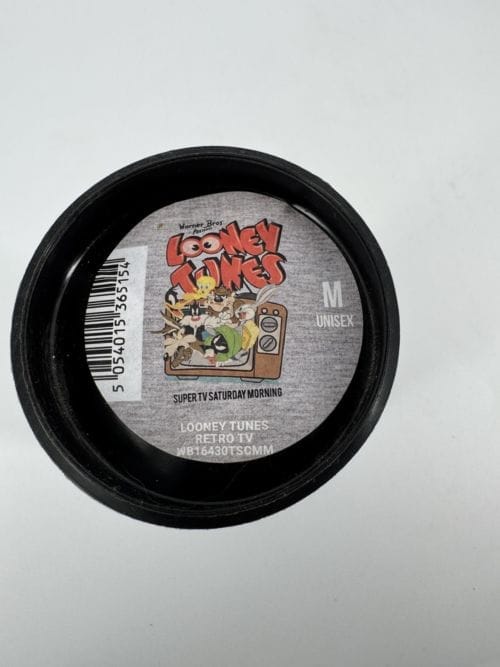 Looney Tunes Retro Tv T-shirt Taille M unisexe - Cid T-shirt in a Tube
