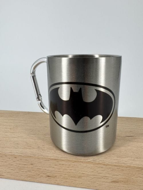 Batman Mug en métal - Carabiner Mug - DC - Logo chauve-souris