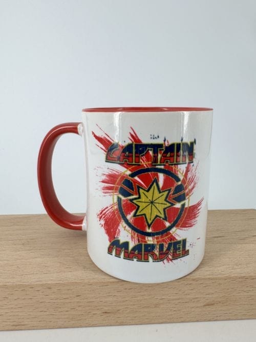 Captain Marvel Mug - Pyramid International - Handle & Inside Colour - DC